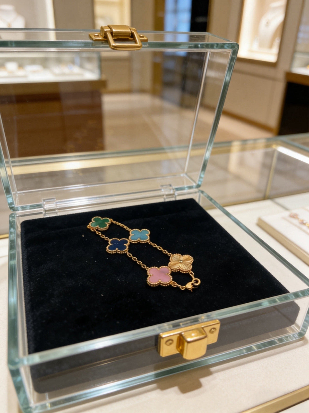 Martin Graham bracelet in polished metal-tone – styled product view