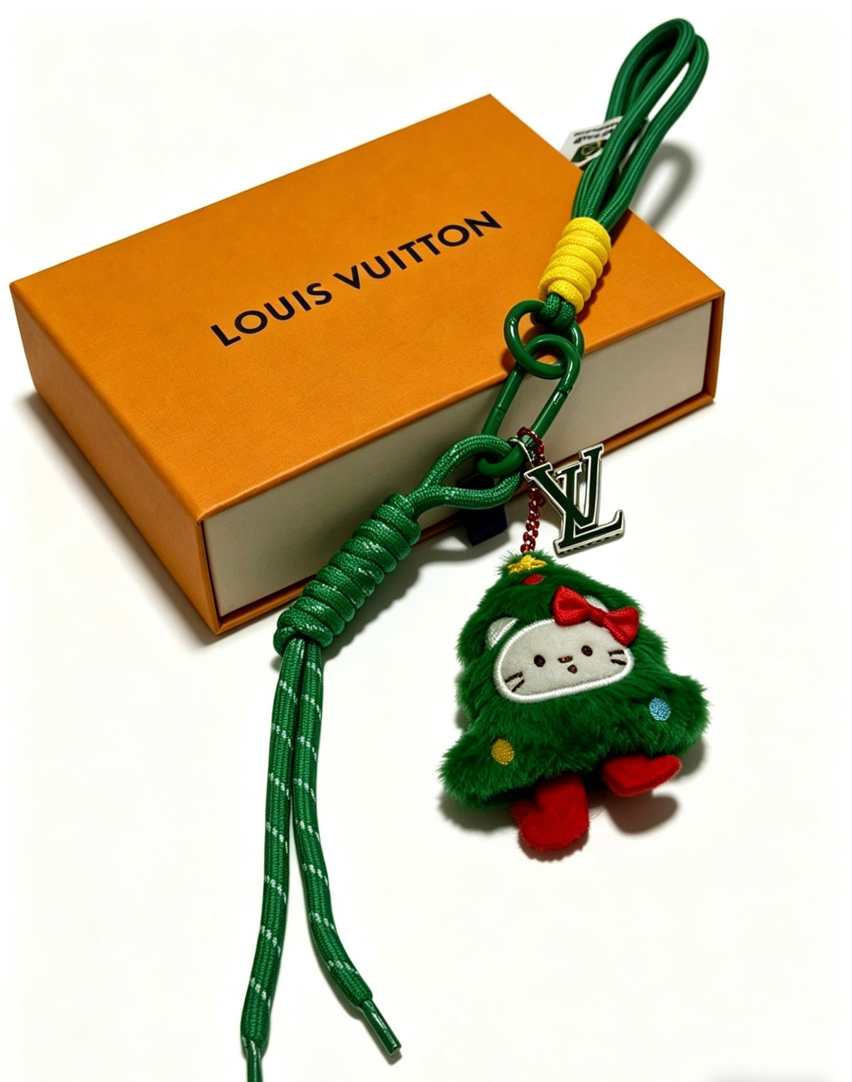 Martin Graham keychain in polished metal-tone – front product view
