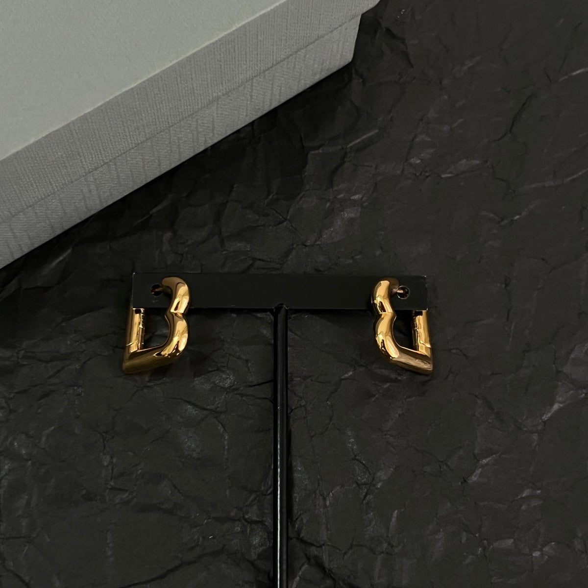 Martin Graham earrings in polished metal-tone – main product view