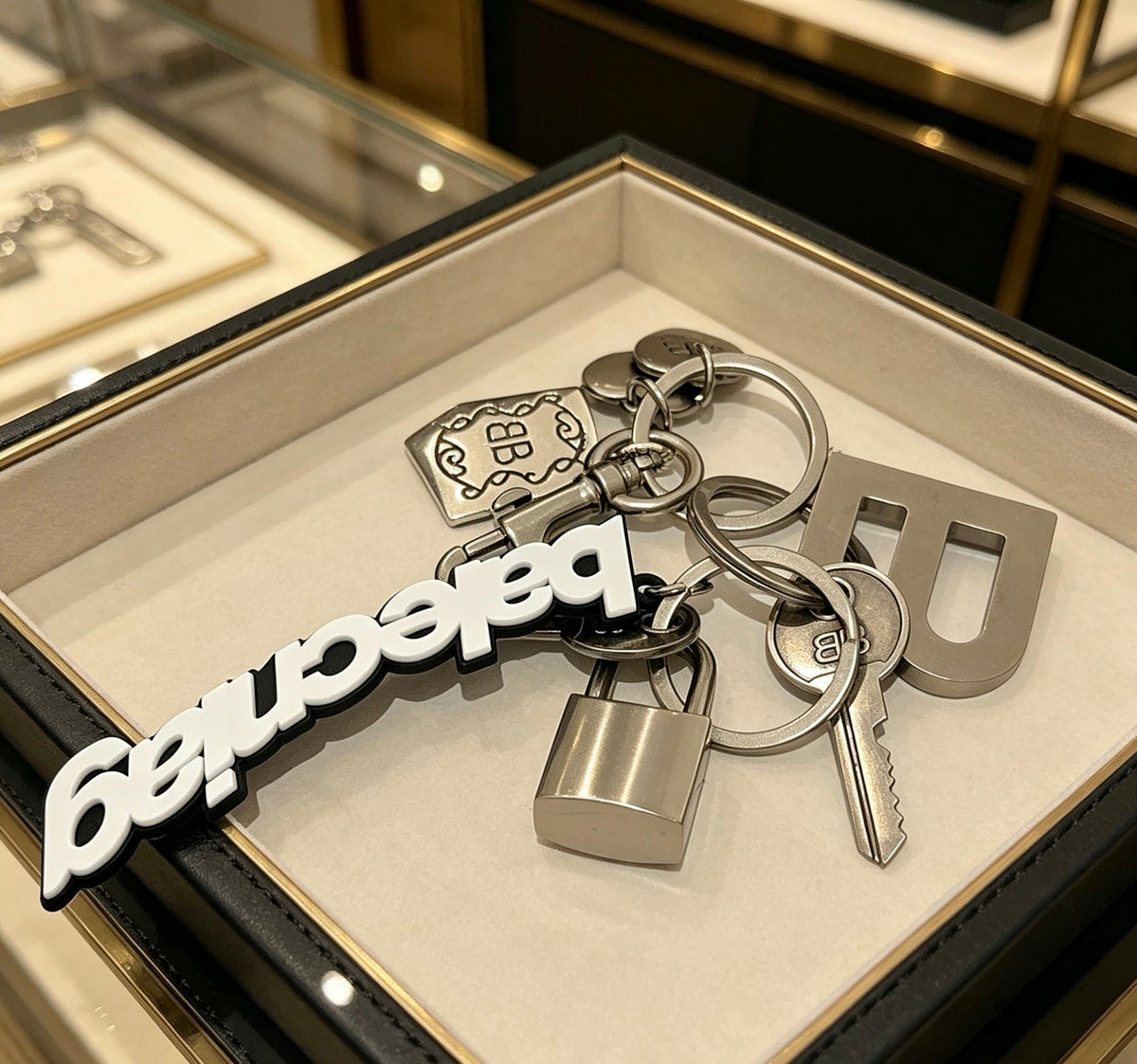 Martin Graham jewelry accessory in polished metal-tone – styled product view