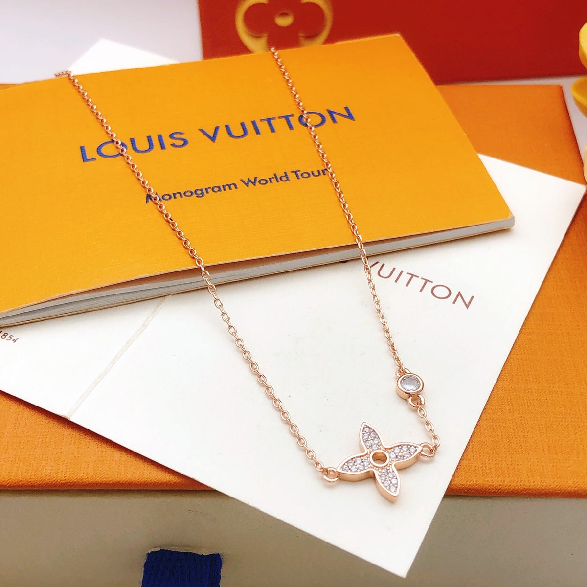 Martin Graham pendant necklace in polished metal-tone – front product view