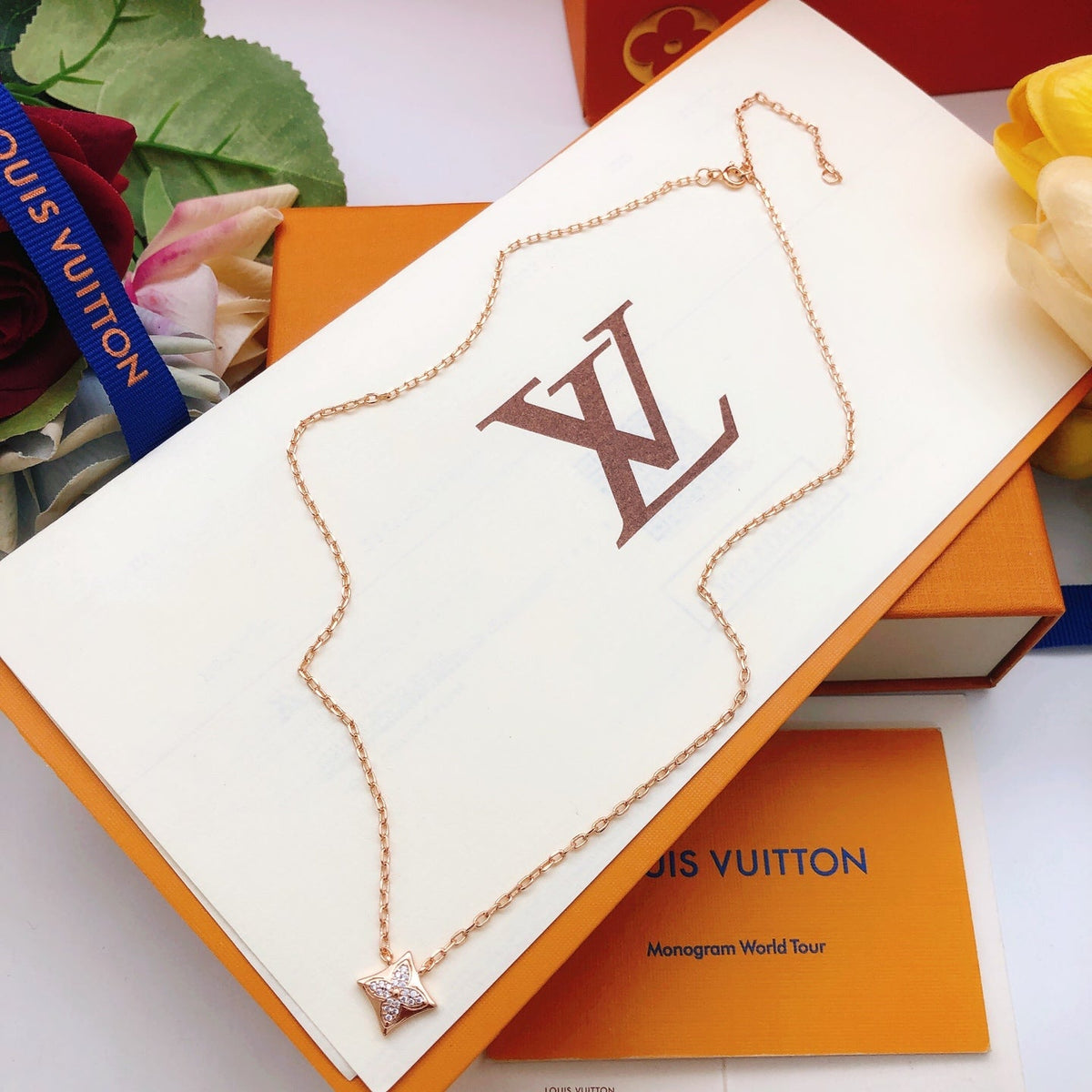 Martin Graham pendant necklace in polished metal-tone – styled product view