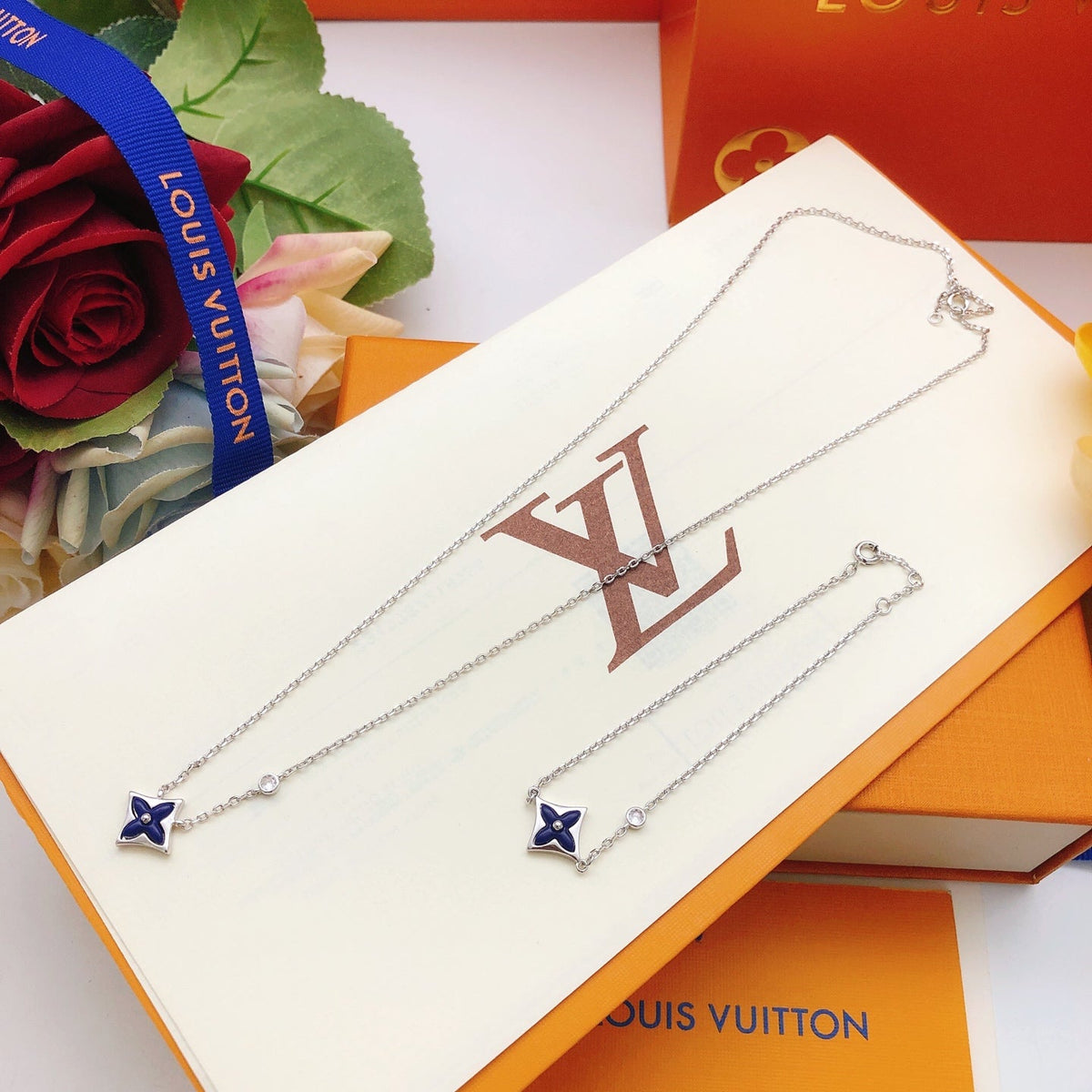 Martin Graham pendant necklace in polished metal-tone – styled product view