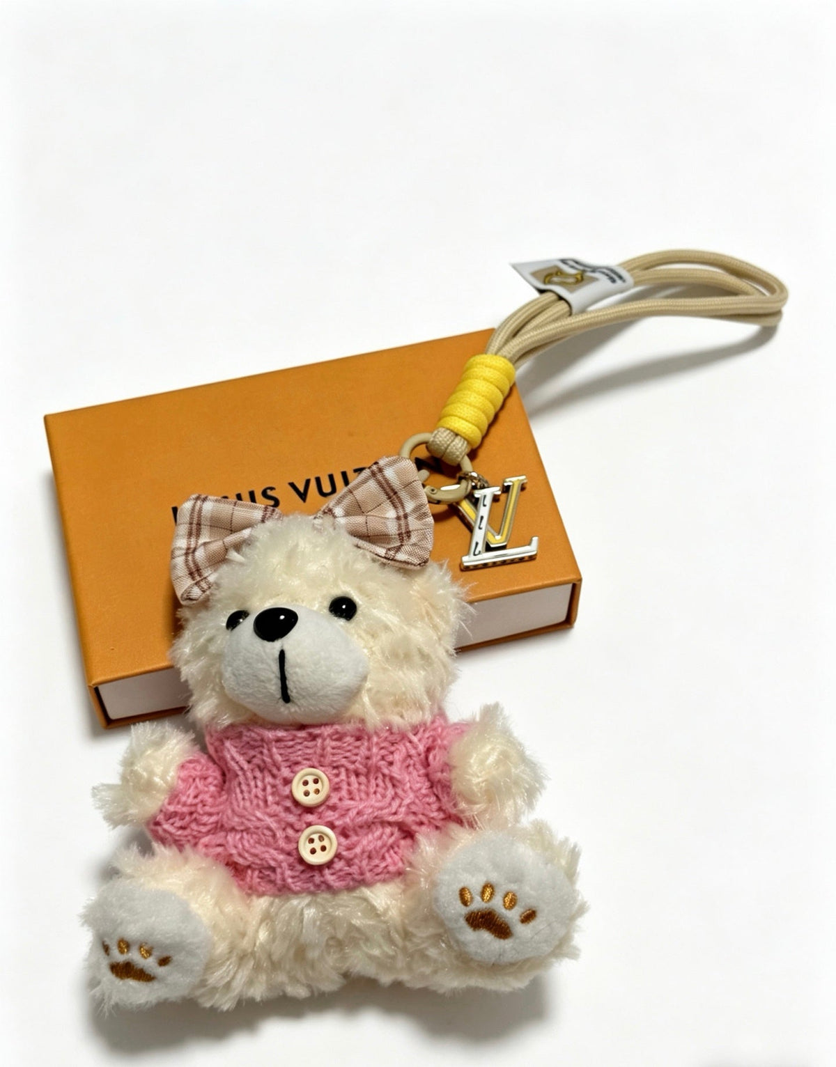 Martin Graham keychain in polished metal-tone – front product view