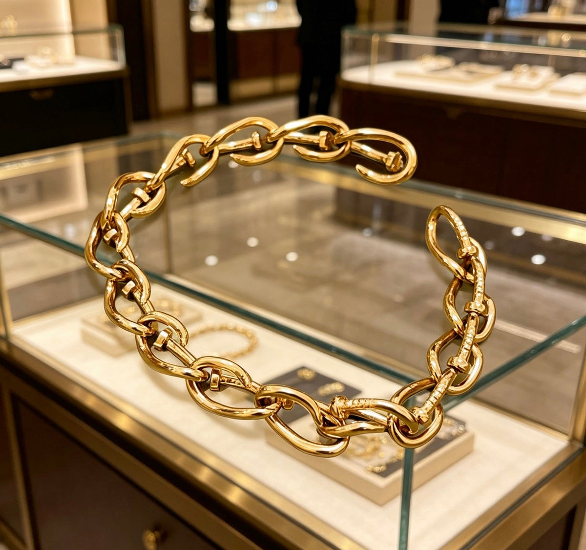 Martin Graham bracelet in polished metal-tone – main product view