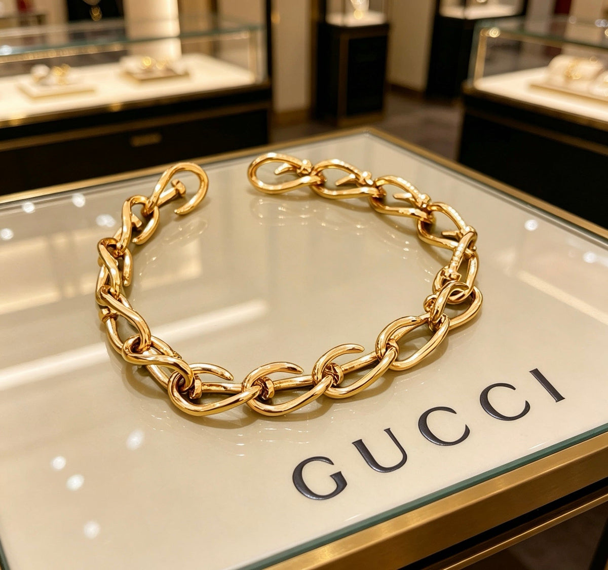 Martin Graham bracelet in polished metal-tone – main product view
