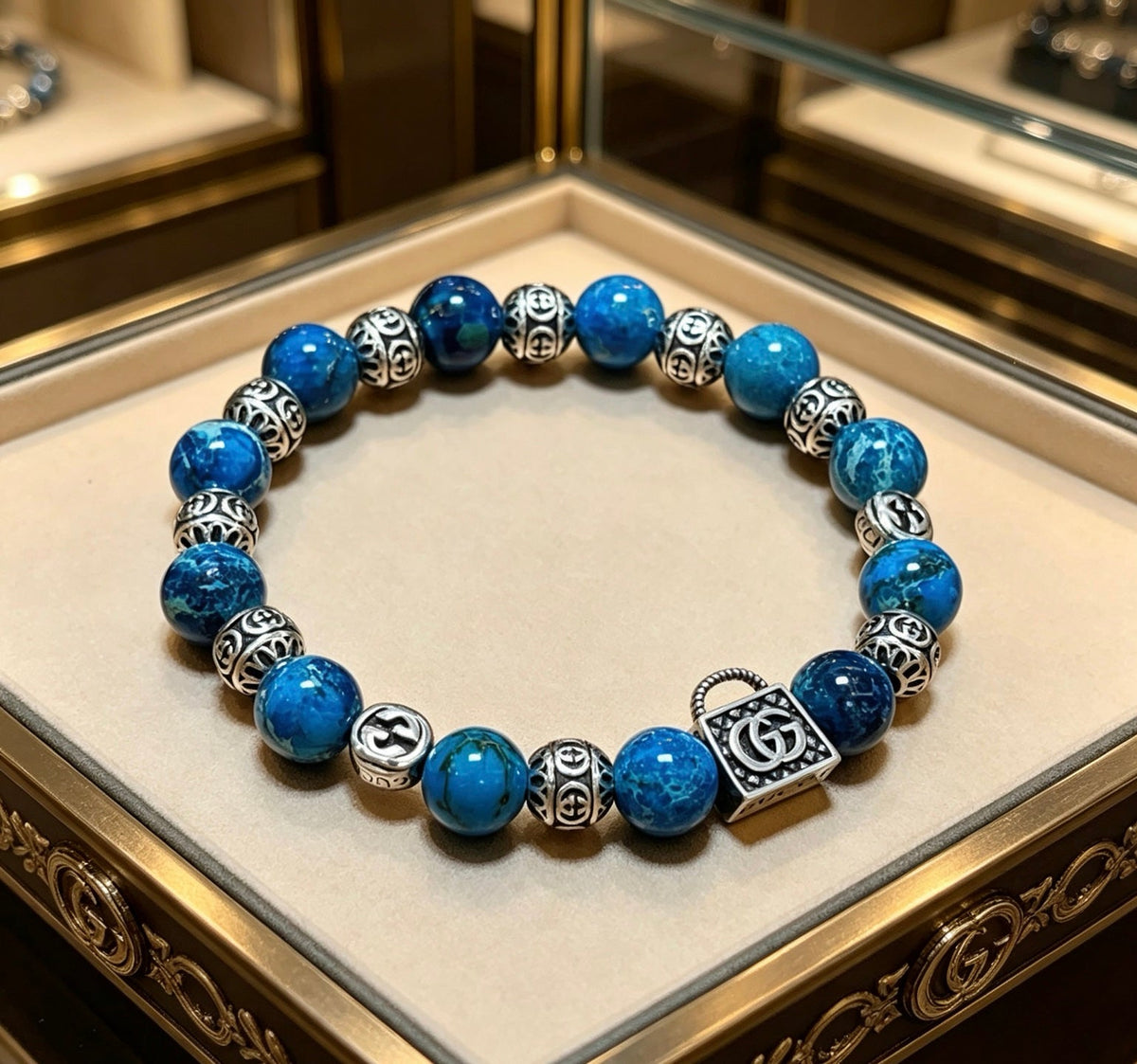 Martin Graham bracelet in polished metal-tone – main product view