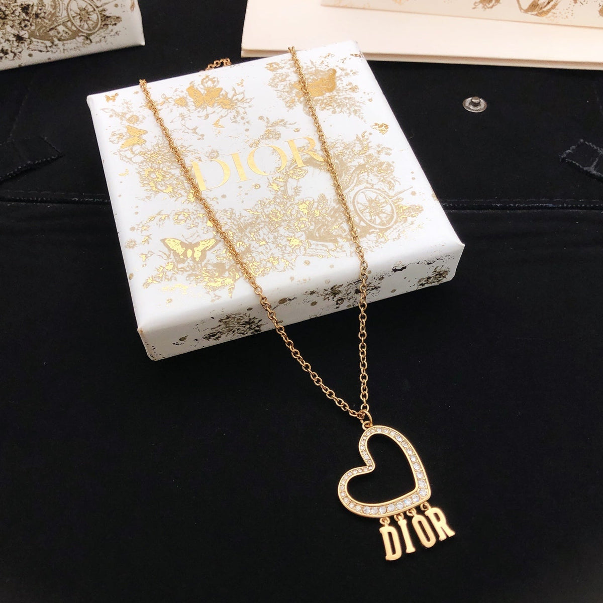 Martin Graham pendant necklace in polished metal-tone – main product view