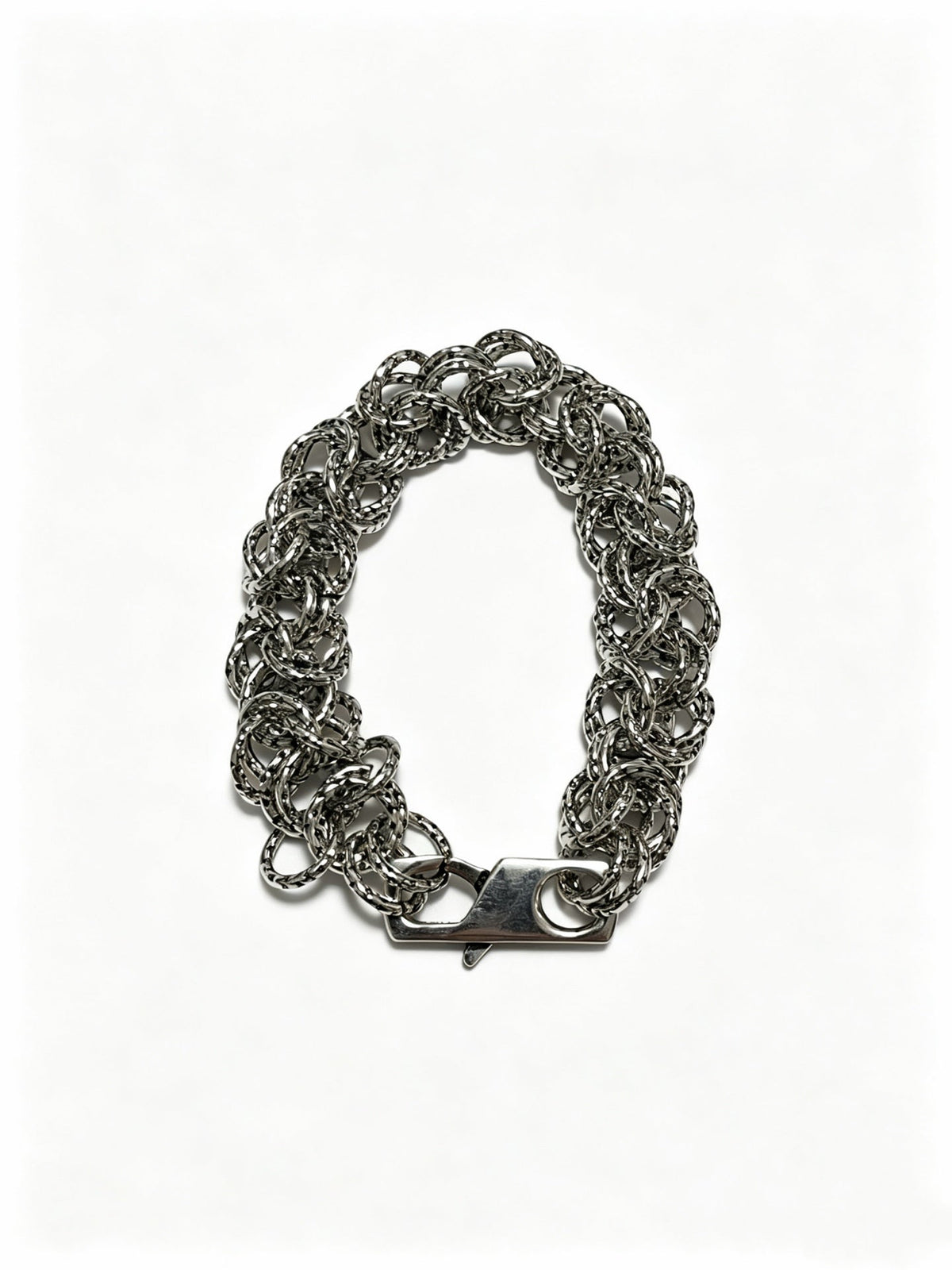 Martin Graham bracelet in polished metal-tone – front product view