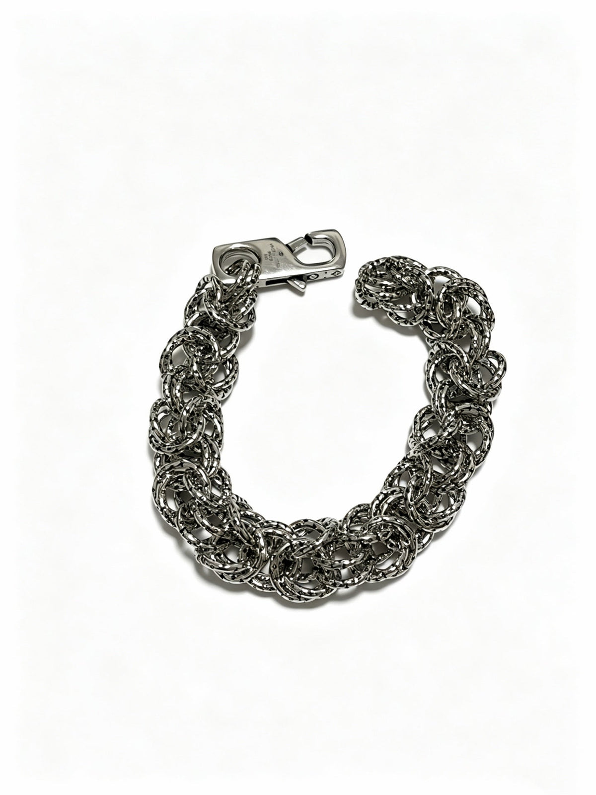 Martin Graham bracelet in polished metal-tone – side detail