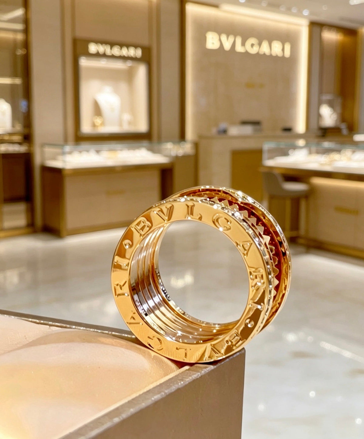 Martin Graham ring in polished metal-tone – front product view