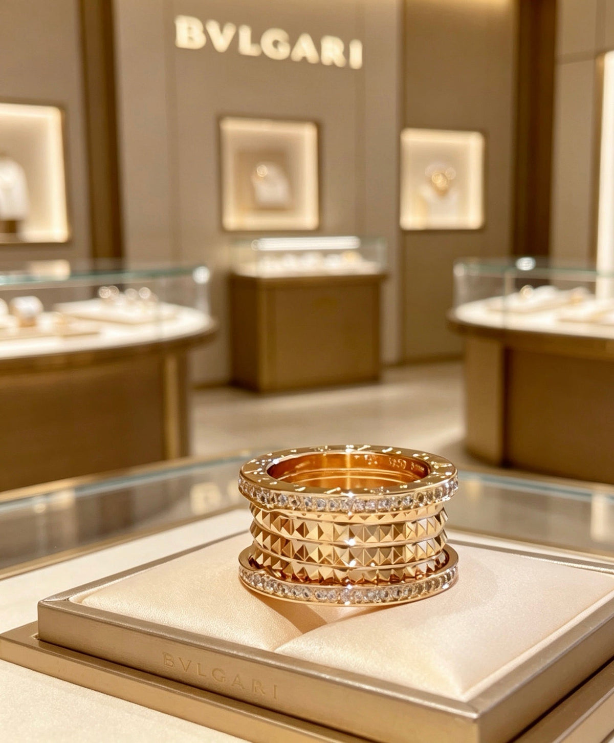 Martin Graham ring in polished metal-tone – close-up detail