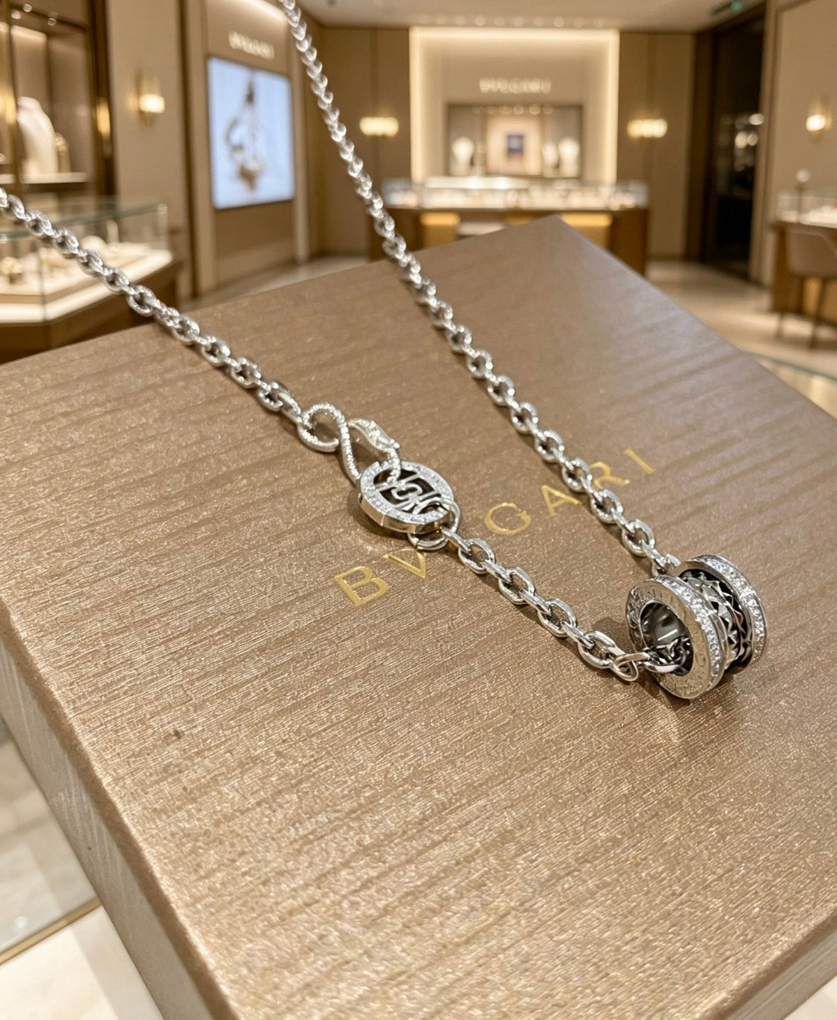 Martin Graham ring in polished metal-tone – styled product view