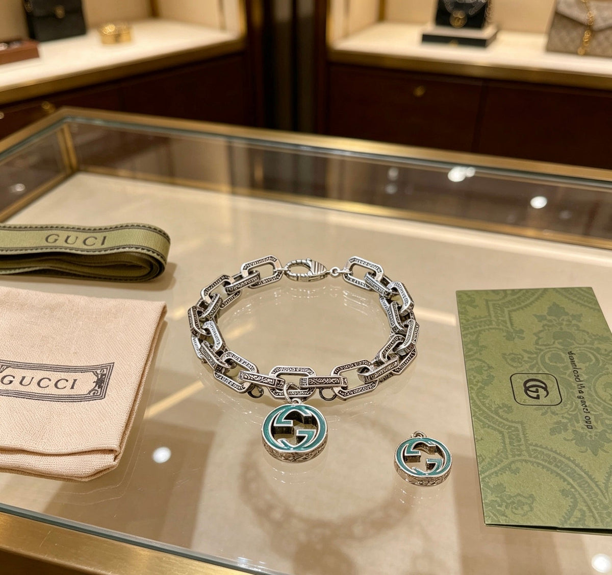 Martin Graham bracelet in polished metal-tone – main product view