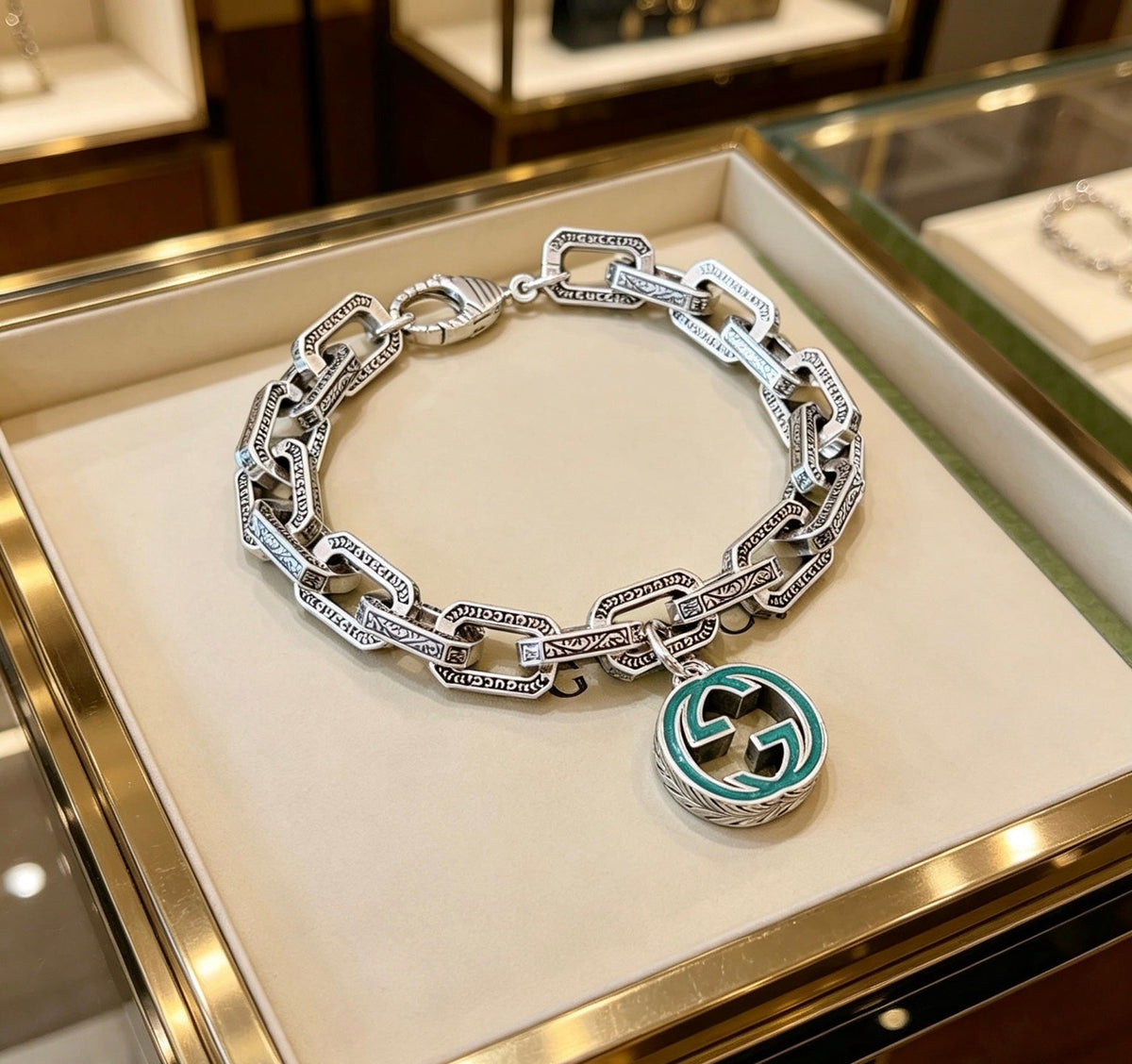 Martin Graham bracelet in polished metal-tone – main product view