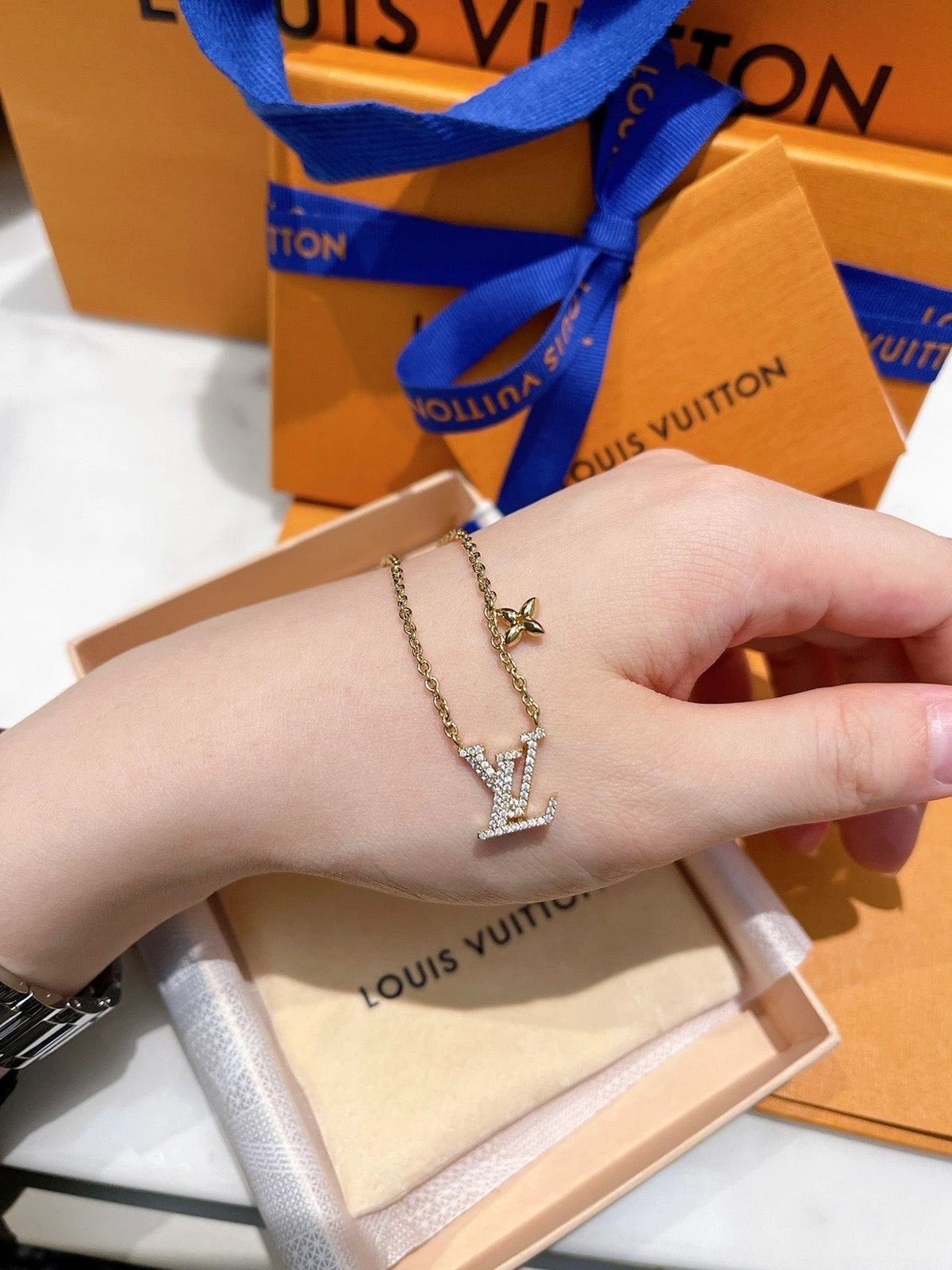 Martin Graham pendant necklace in polished metal-tone – styled product view