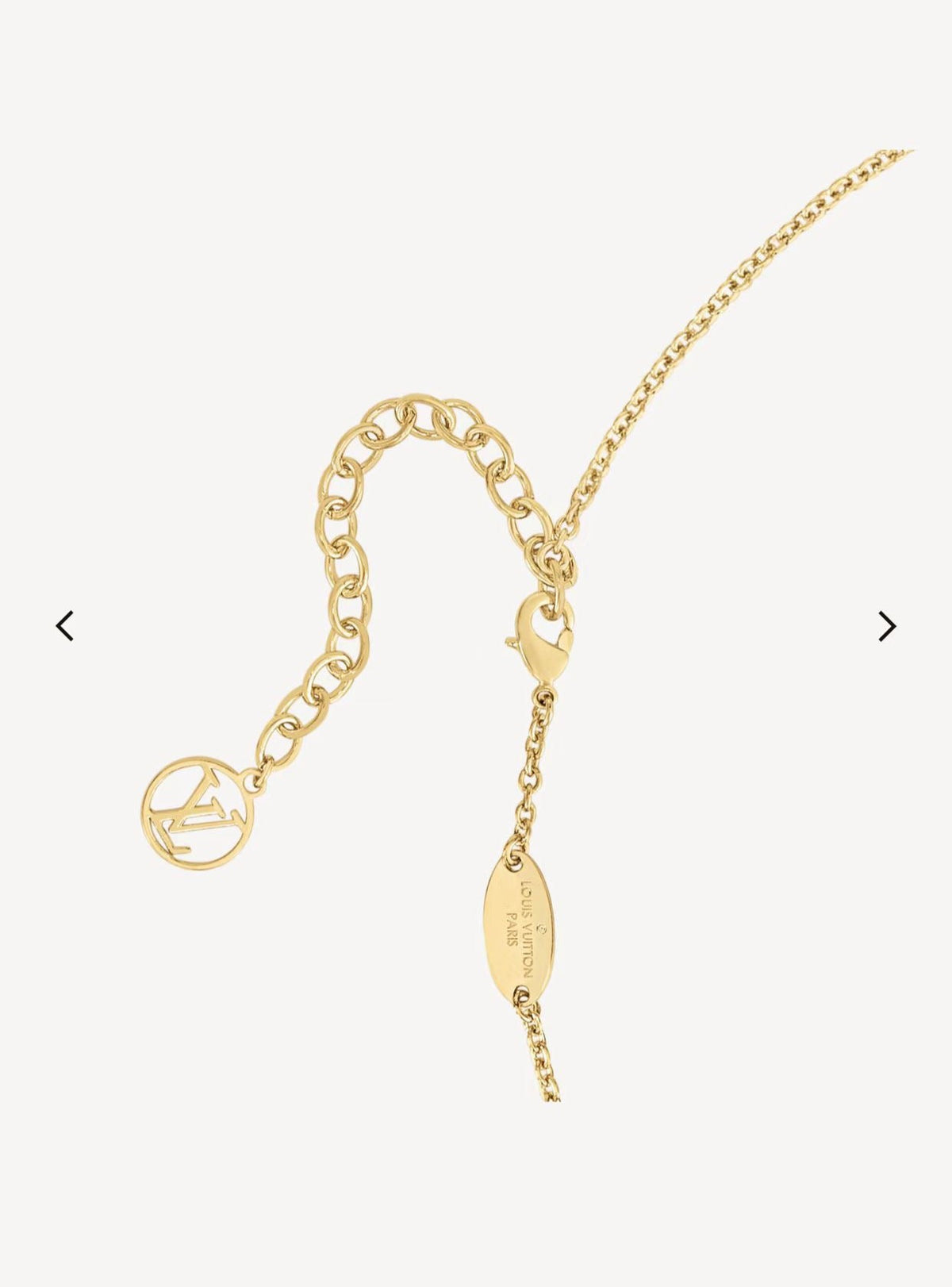 Martin Graham pendant necklace in polished metal-tone – detail view