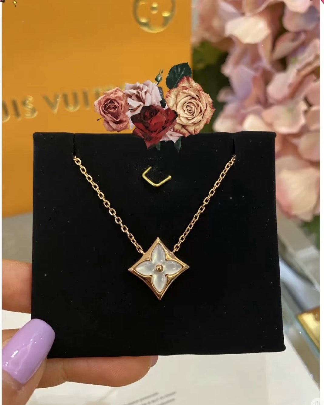Martin Graham pendant necklace in polished metal-tone – main product view