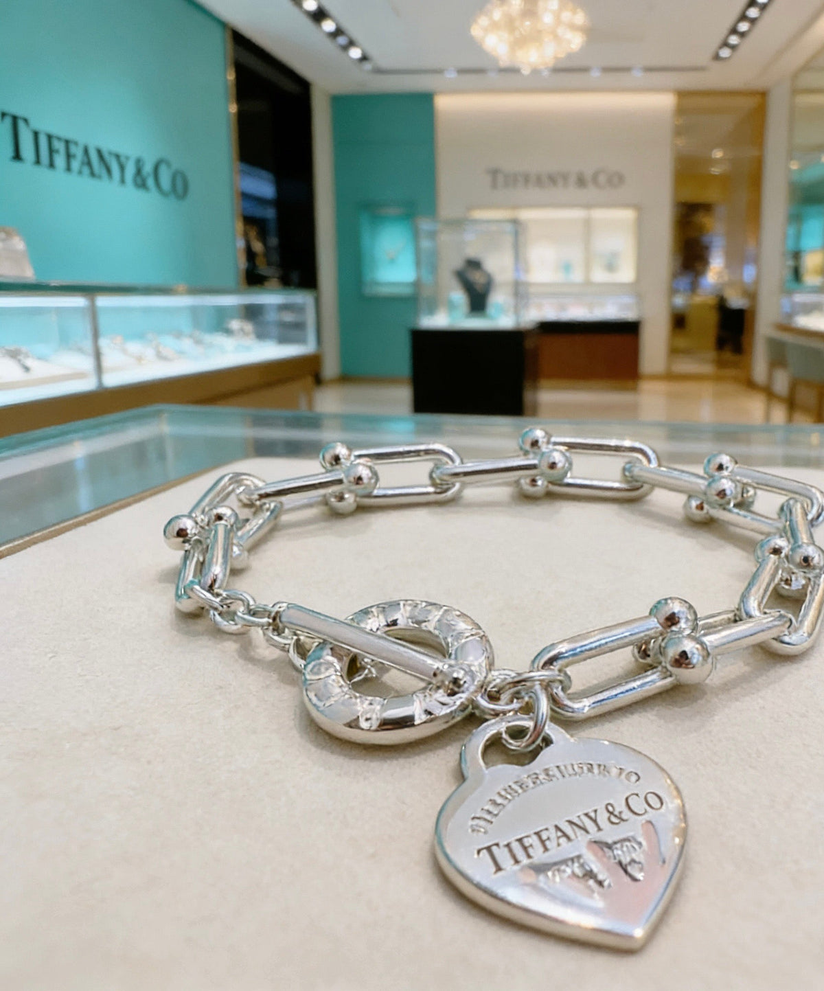 Martin Graham bracelet in polished metal-tone – styled product view