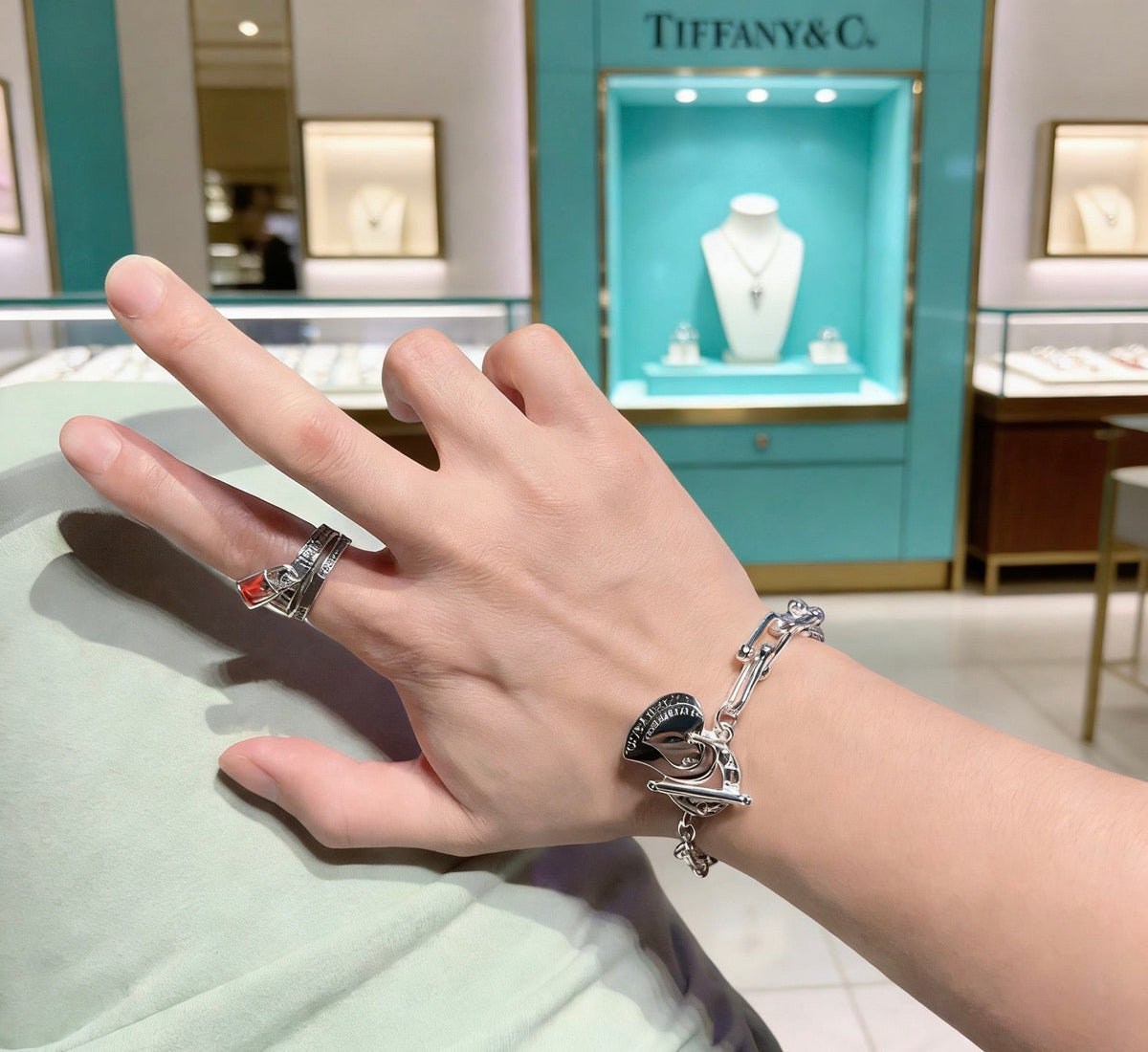 Martin Graham bracelet in polished metal-tone – main product view