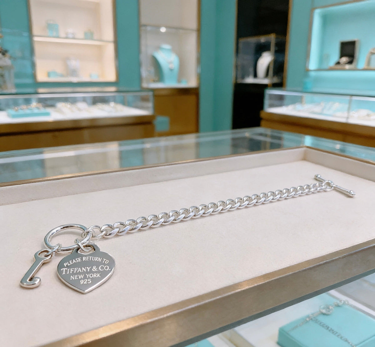 Martin Graham bracelet in polished metal-tone – main product view