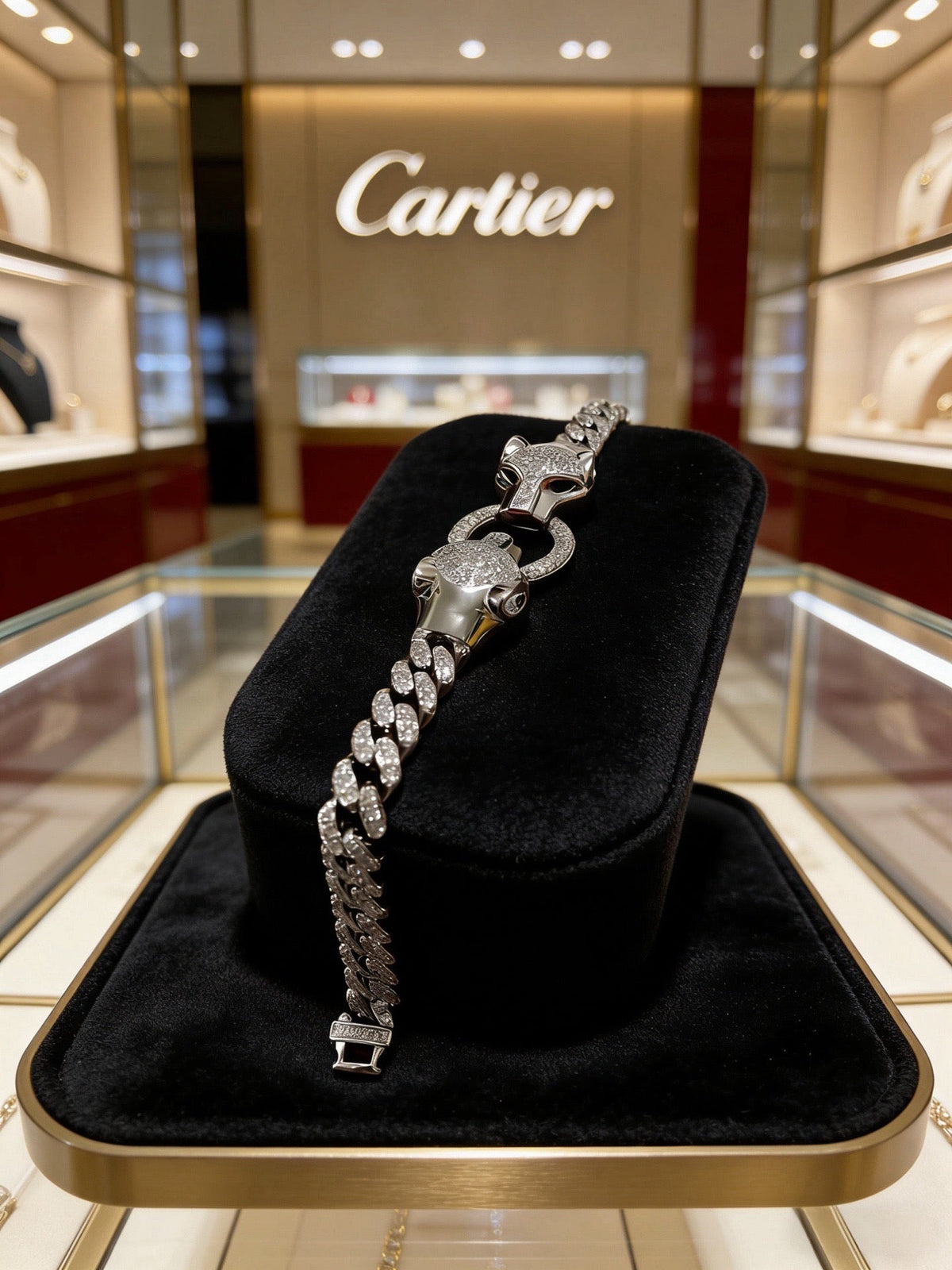 Martin Graham bracelet in polished metal-tone – front view