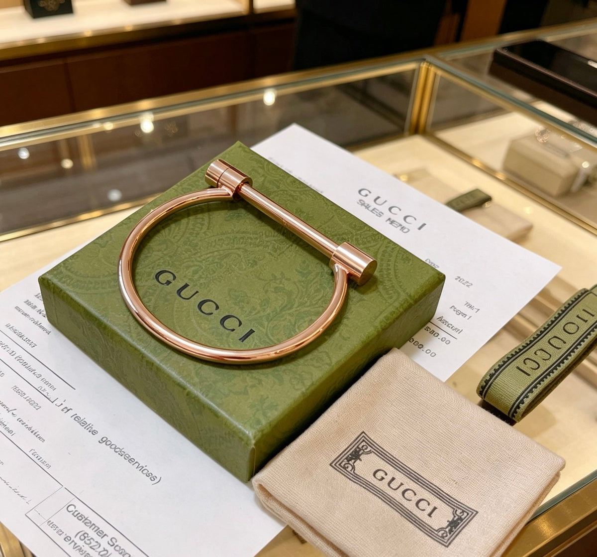 Martin Graham bangle in polished metal-tone – main product view