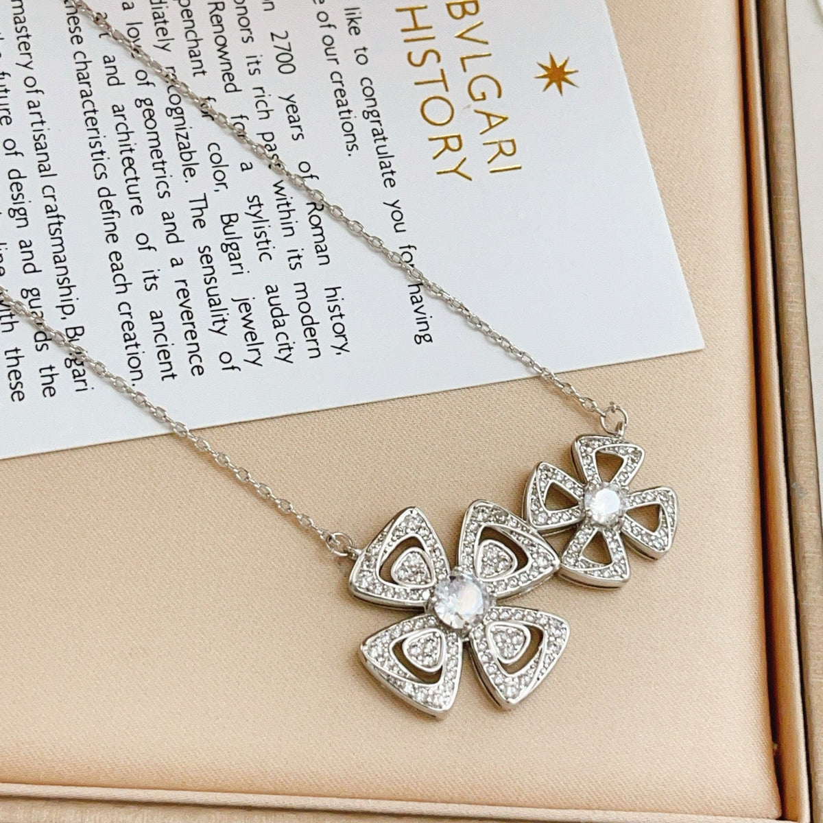 Martin Graham pendant necklace in polished metal-tone – detail view