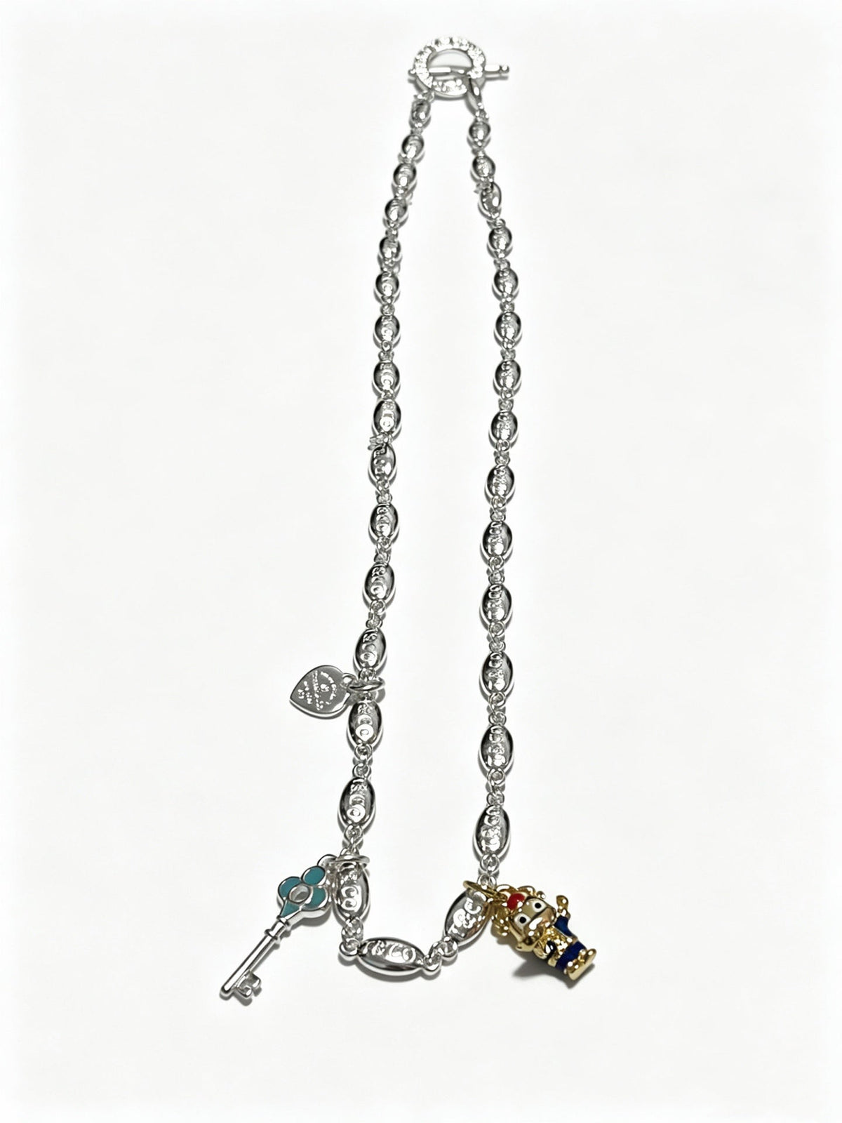 Martin Graham pendant necklace in polished metal-tone – main product view
