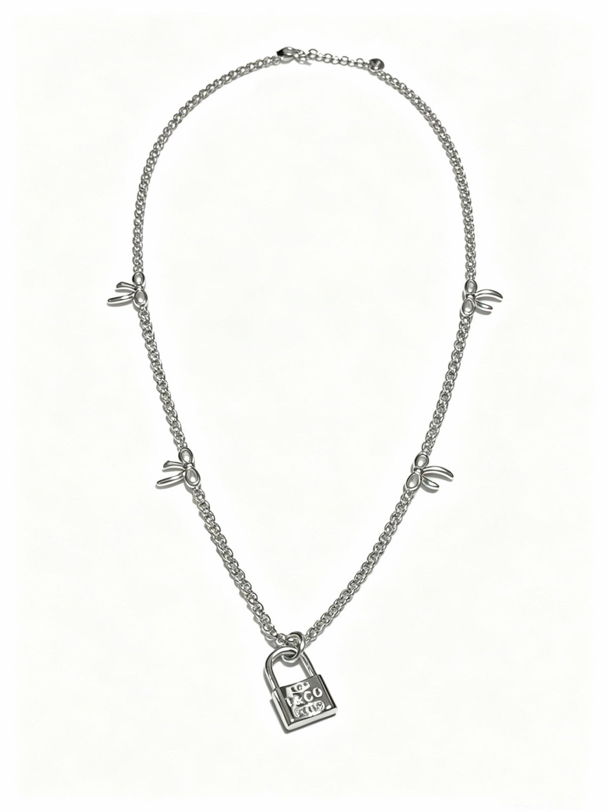 Martin Graham pendant necklace in polished metal-tone – main product view