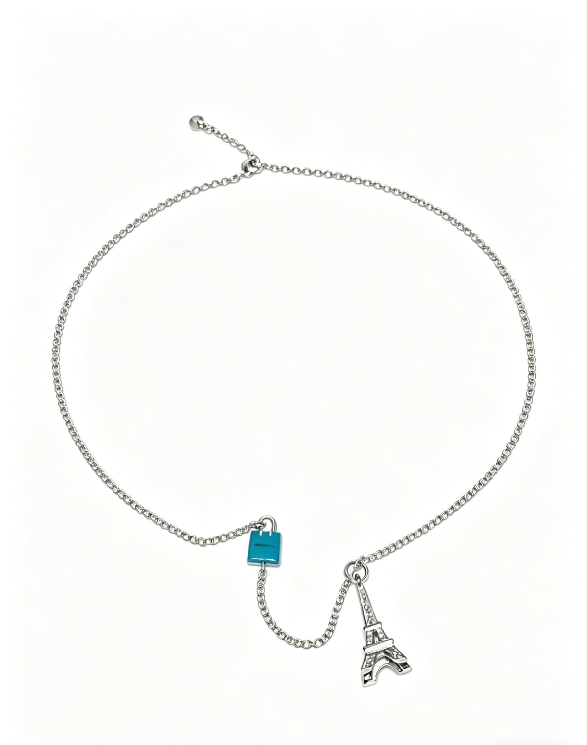 Martin Graham pendant necklace in polished metal-tone – main product view