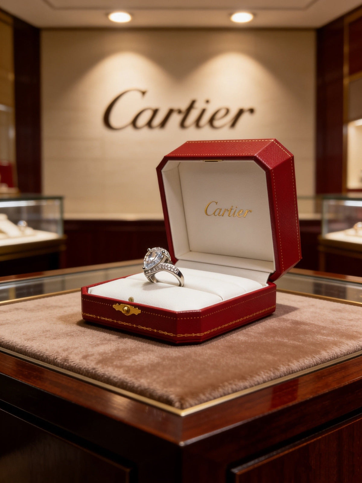 Martin Graham ring in polished metal-tone – front view