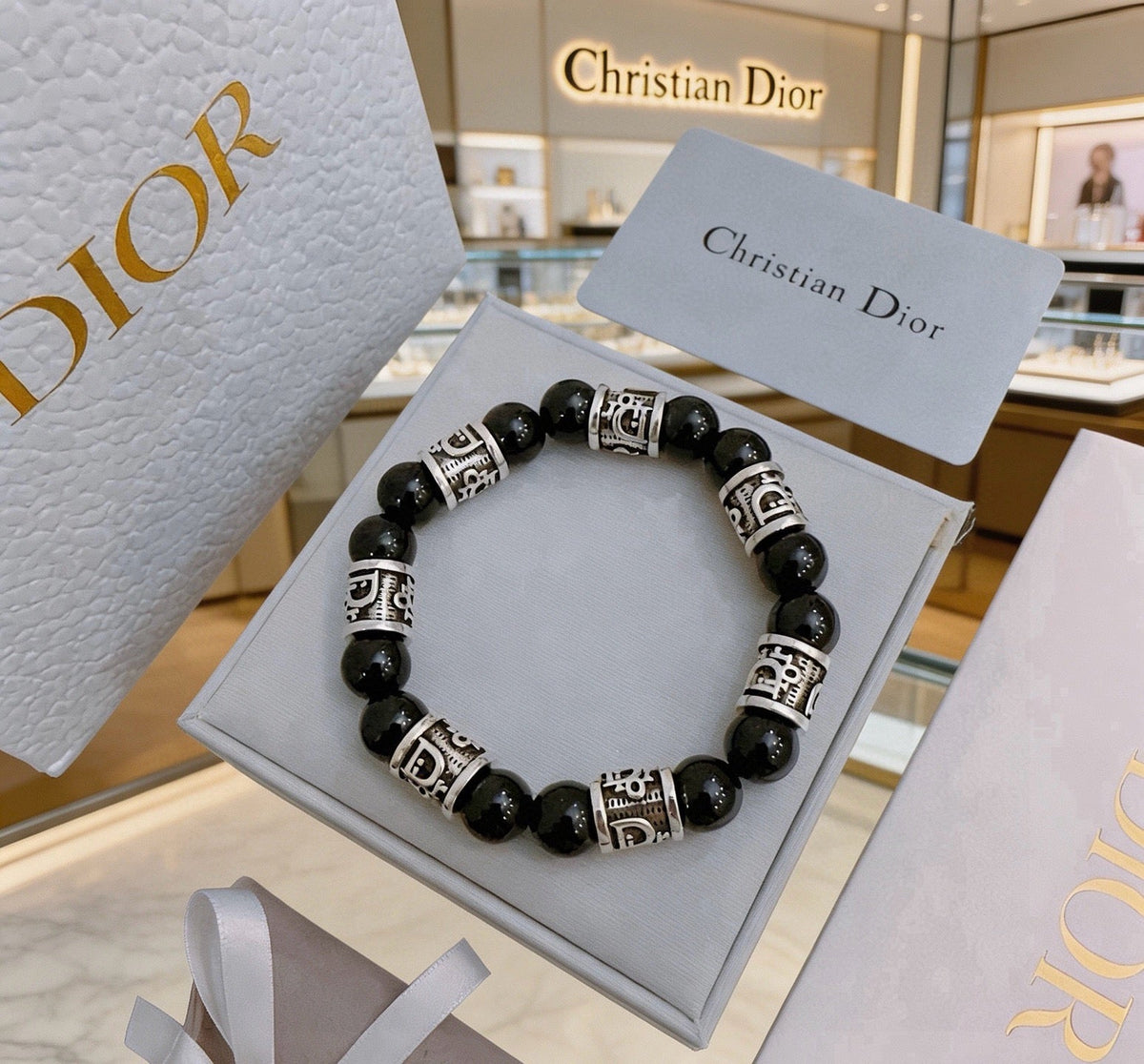 Martin Graham bracelet in polished metal-tone – main product view