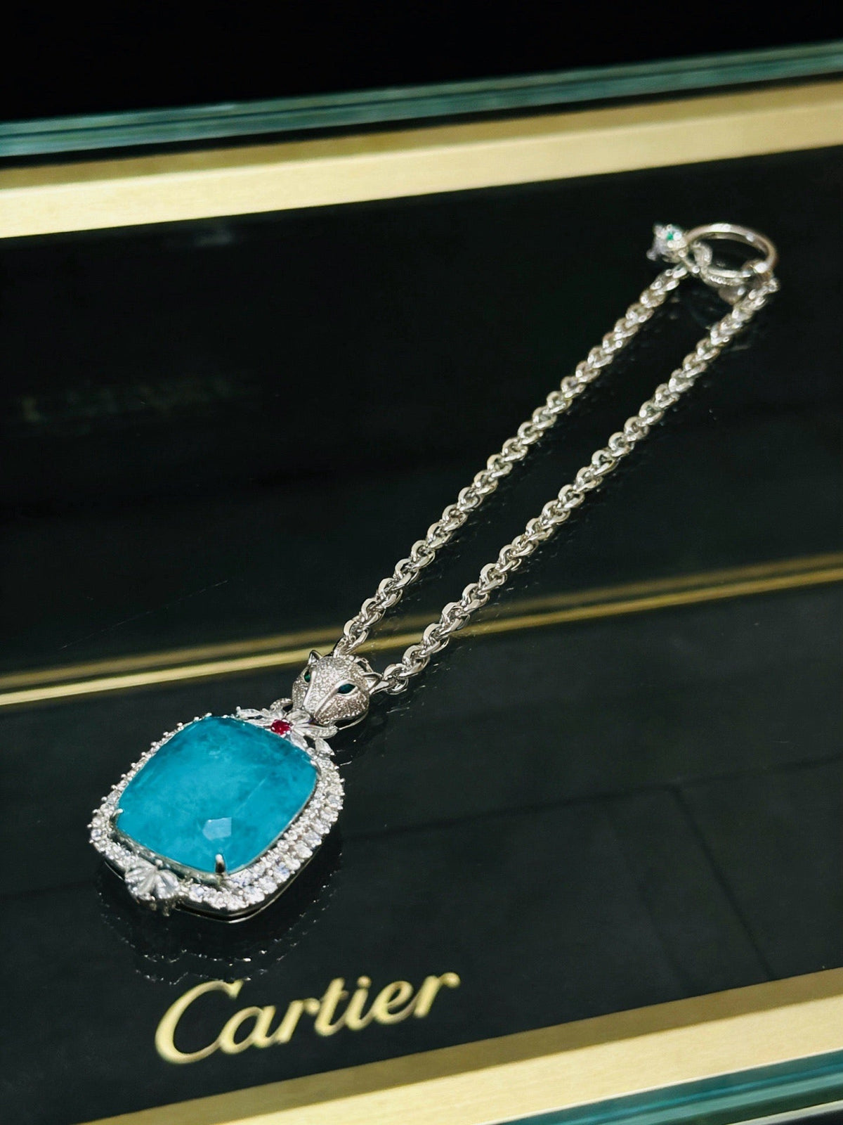 Martin Graham pendant necklace in polished metal-tone – main product view