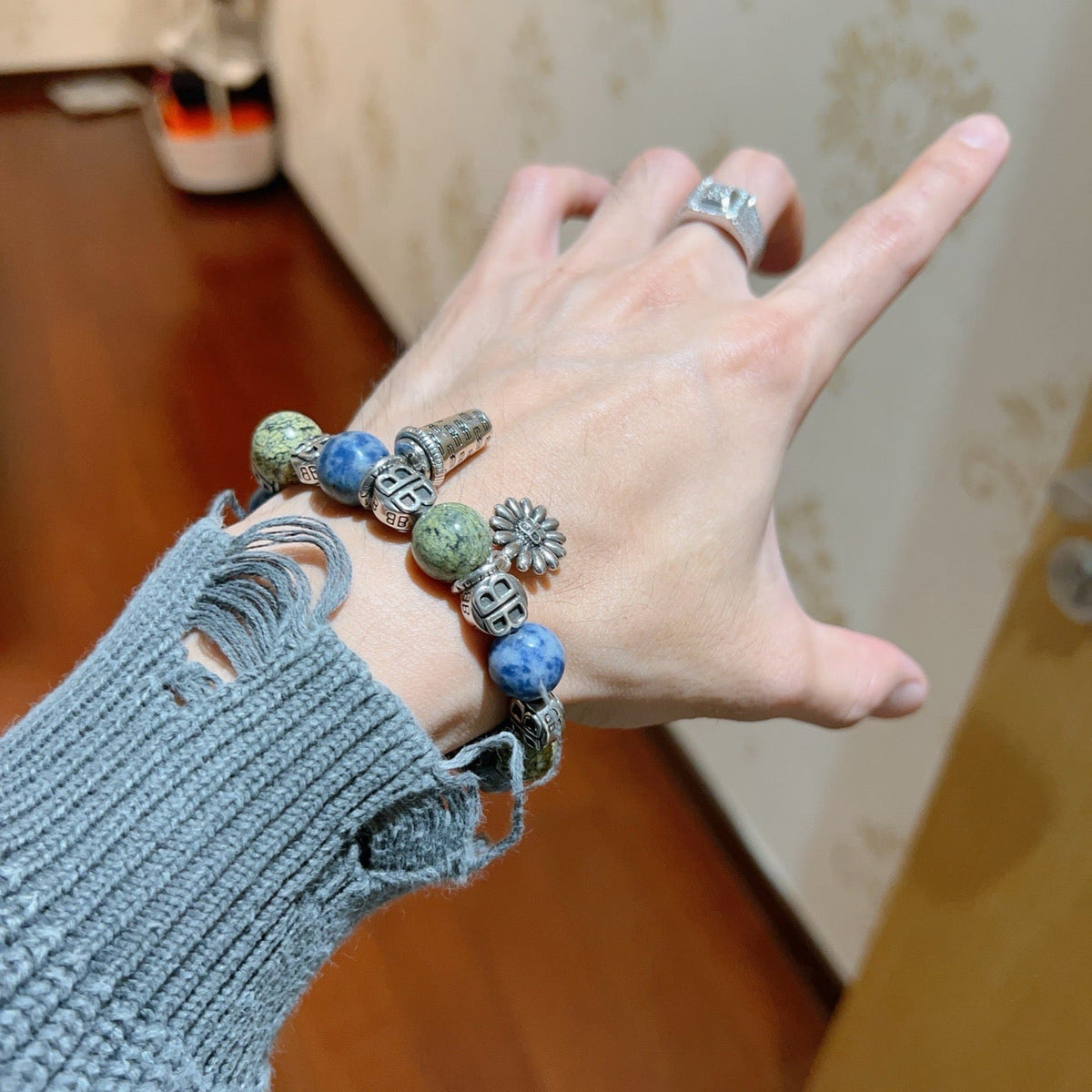 Martin Graham bracelet in polished metal-tone – main product view