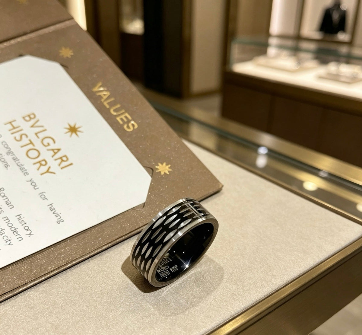 Martin Graham ring in polished metal-tone – main product view