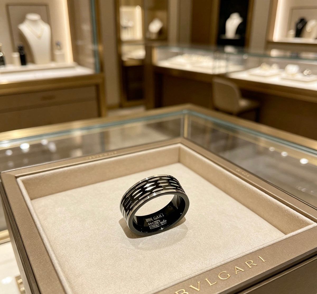 Martin Graham ring in polished metal-tone – front product view