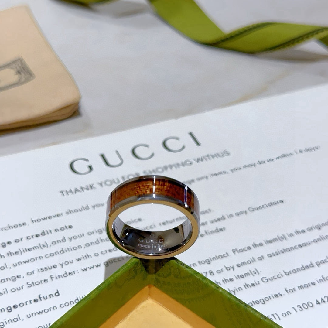 Martin Graham ring in polished metal-tone – front product view
