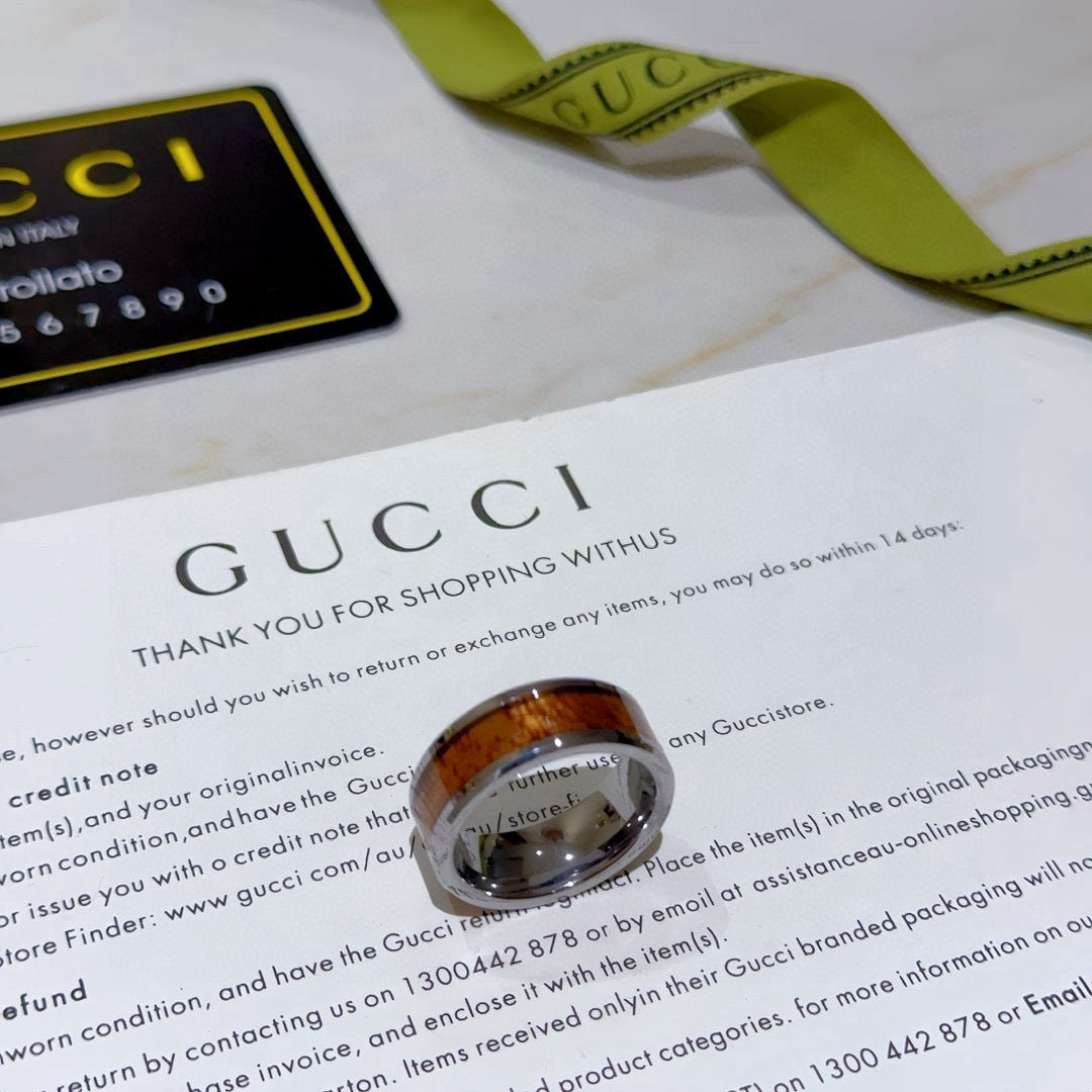 Martin Graham ring in polished metal-tone – front product view