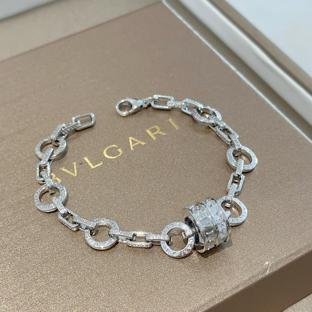 Martin Graham ring in polished metal-tone – front product view