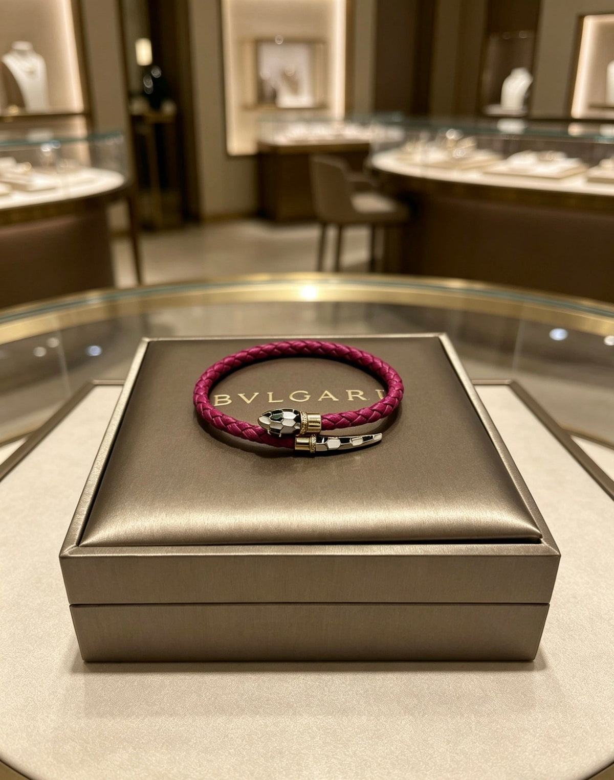 Martin Graham bracelet in polished metal-tone – detail view