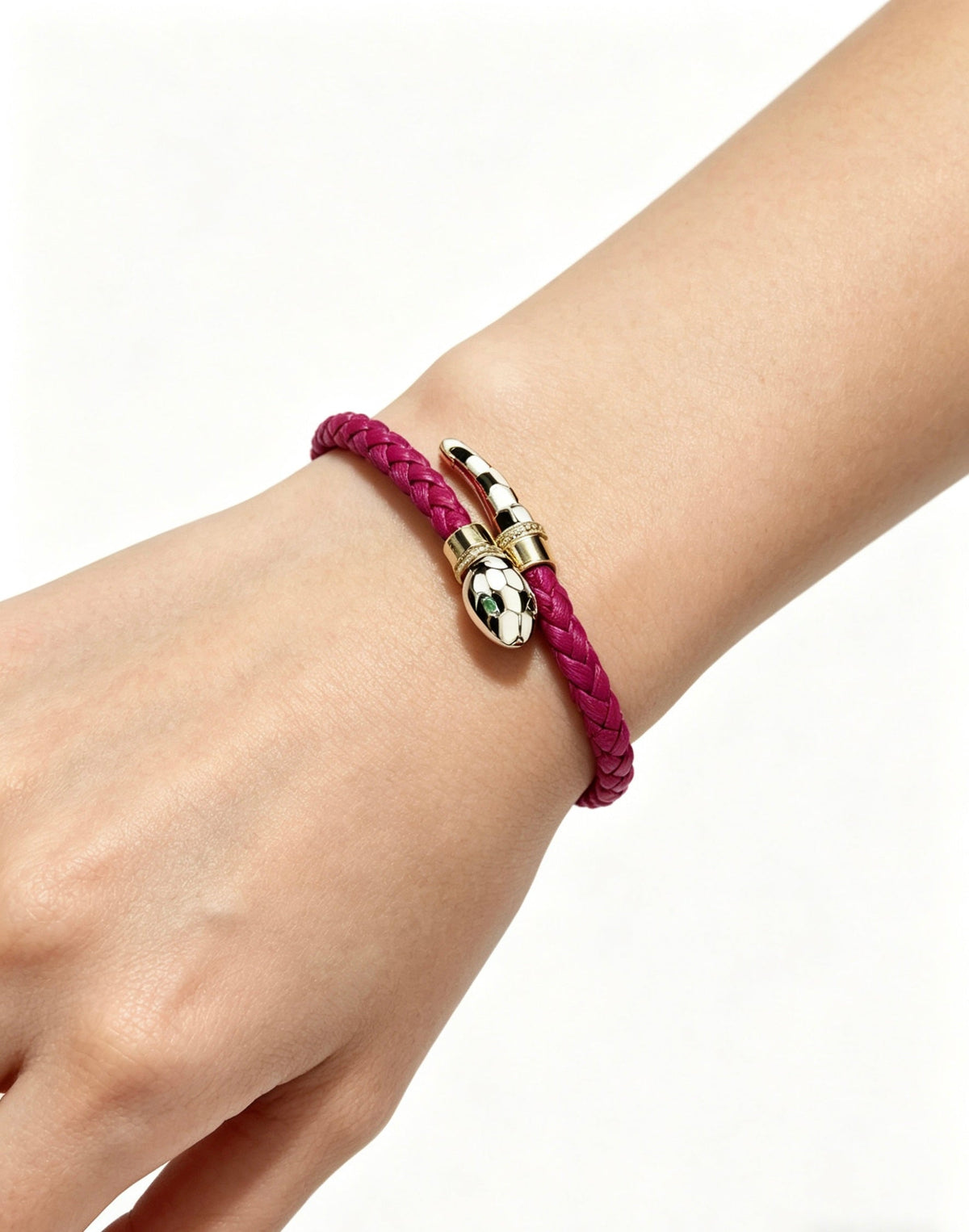 Martin Graham bracelet in polished metal-tone – styled product view