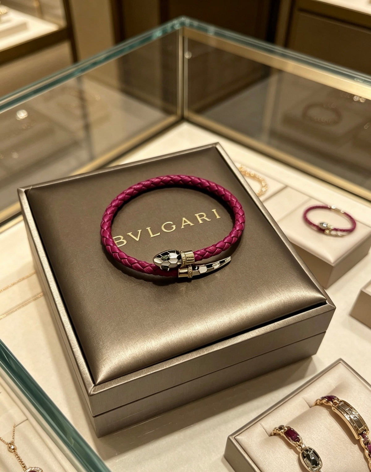 Martin Graham bracelet in polished metal-tone – front product view