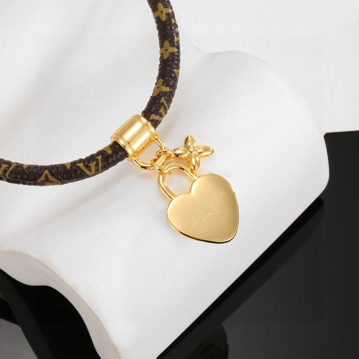 Martin Graham bracelet in polished metal-tone – styled product view