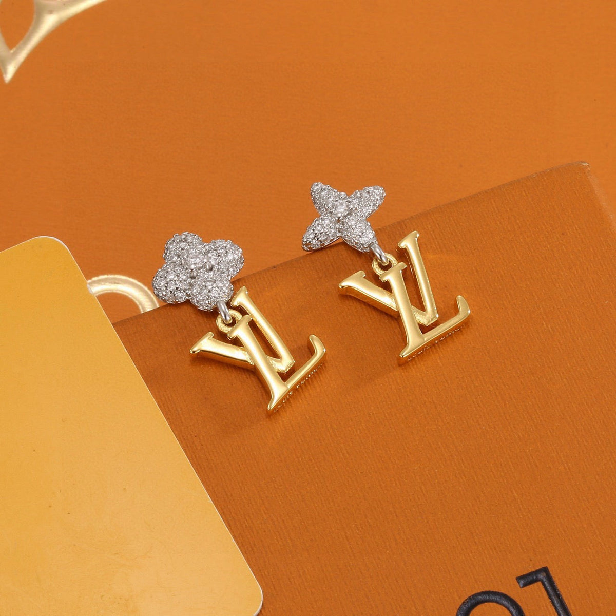 Martin Graham stud earrings in polished metal-tone – main product view