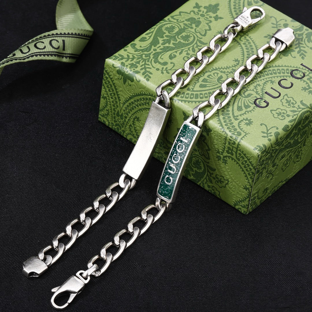 Martin Graham bangle in polished metal-tone – main product view