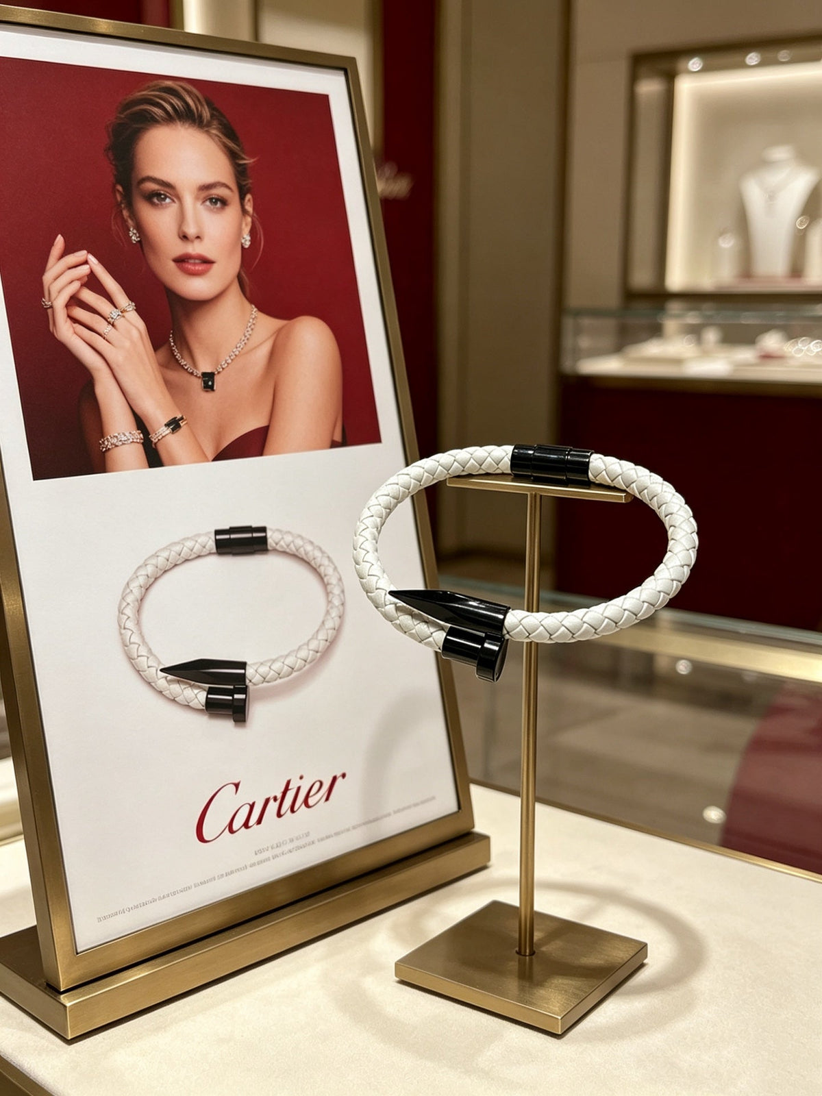Martin Graham bracelet in polished metal-tone – close-up detail