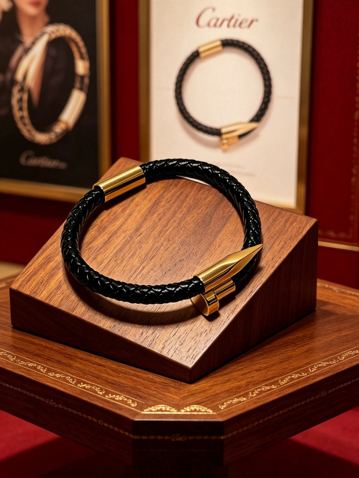 Martin Graham bracelet in polished metal-tone – detail view