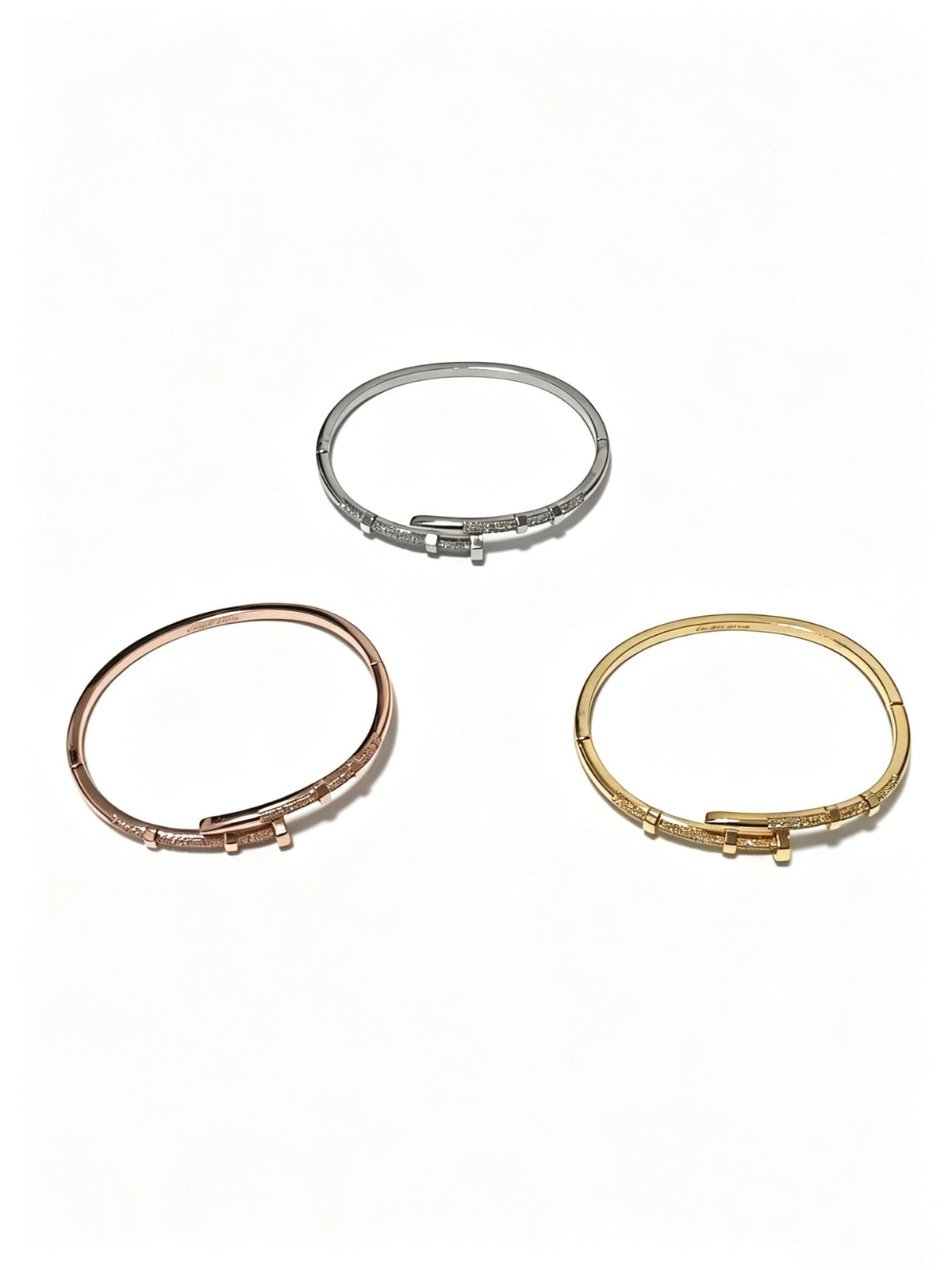 Martin Graham bracelet in polished metal-tone – side detail