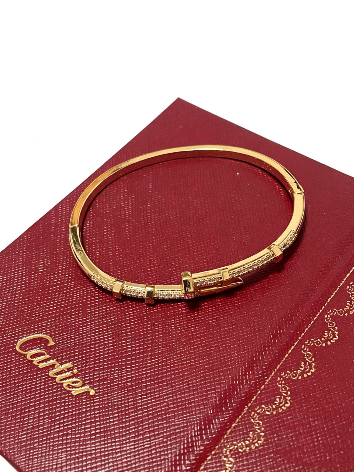Martin Graham bracelet in polished metal-tone – side detail